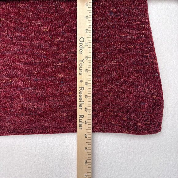 Habitat Sweater Size‎ Large Maroon Roll Neck Pullover Lagenlook Soft Cozy - Picture 9 of 9